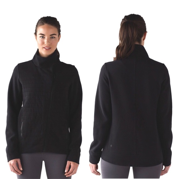 lululemon athletica Jackets & Blazers - Lululemon Black Fleece Be True Jacket Size 6